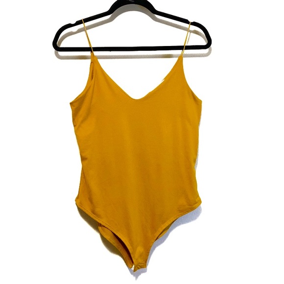 gaze Tops - Mustard yellow bodysuit